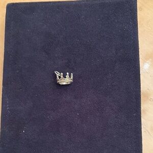 Tiffany & Co. sterling silver crown charm